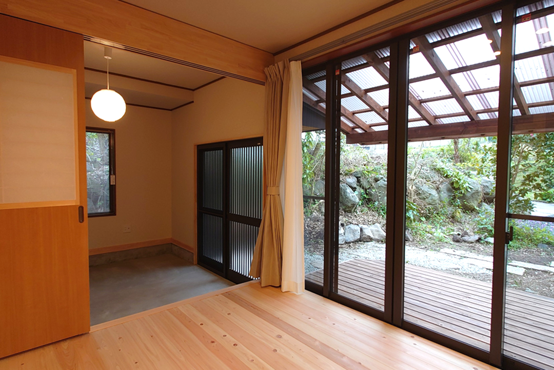 和風住宅、リフォーム・耐震・古民家再生の静岡県富士市一級建築士事務所山﨑創建の耐震リノベーション